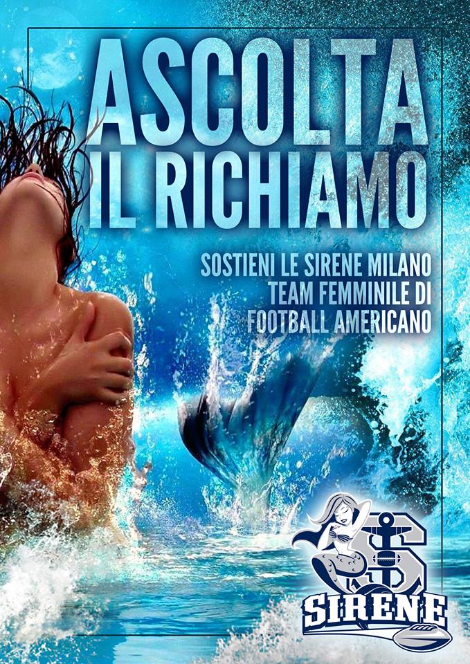 Ascolta il Richiamo delle Sirene by Sirene Milano Female American Football Team