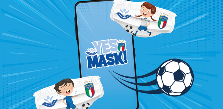 Yes Mask, la campagna Instagram anti-Covid di FIGC e Bambino Gesù