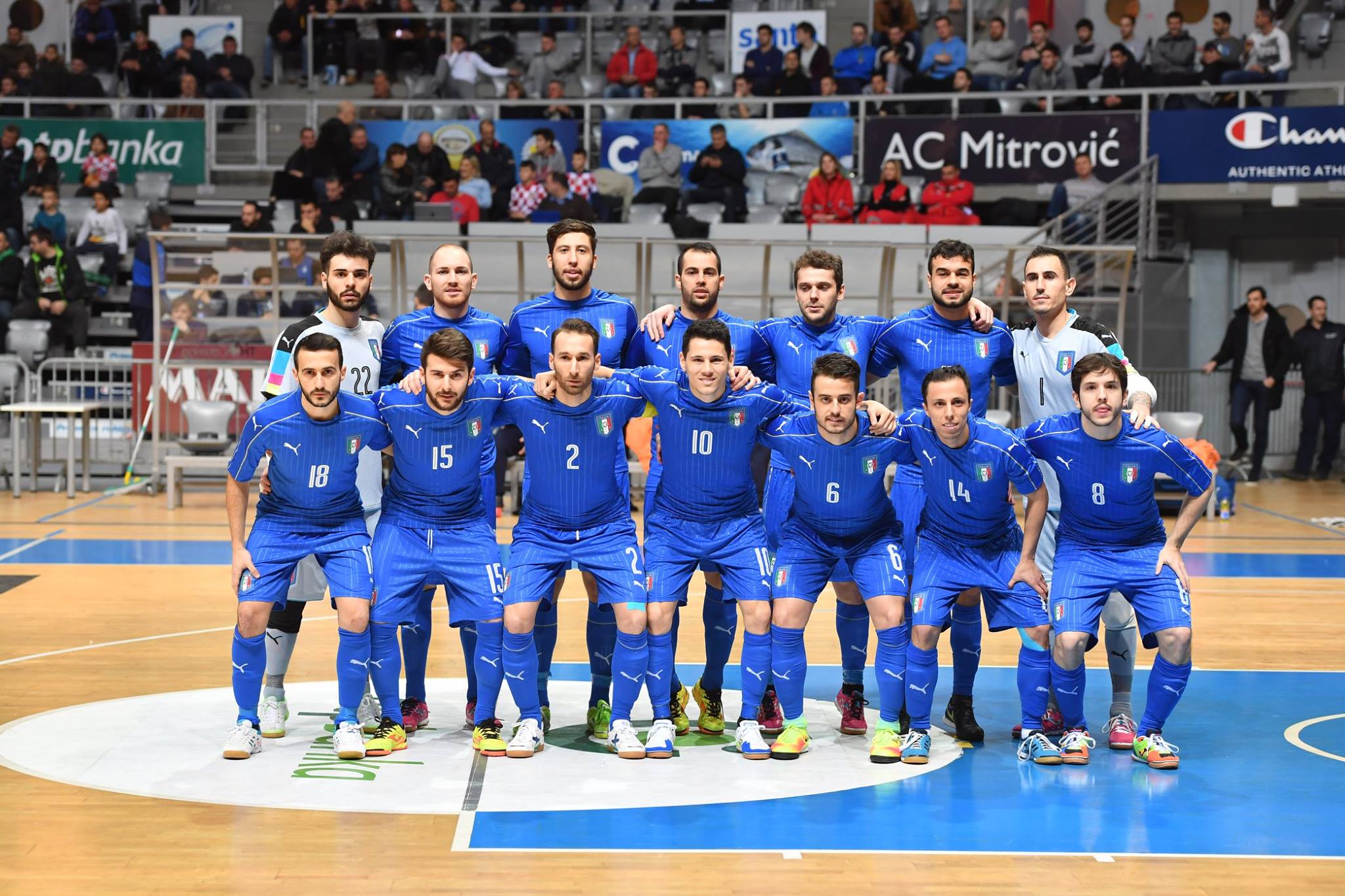 Il cammino dell’Italia calcio a 5 all'Europeo 2018 inizierà oggi all’ Arena Stazice di Lubiana.