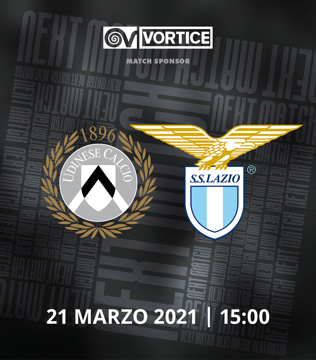 Udinese-Lazio avrà Vortice come Match Sponsor